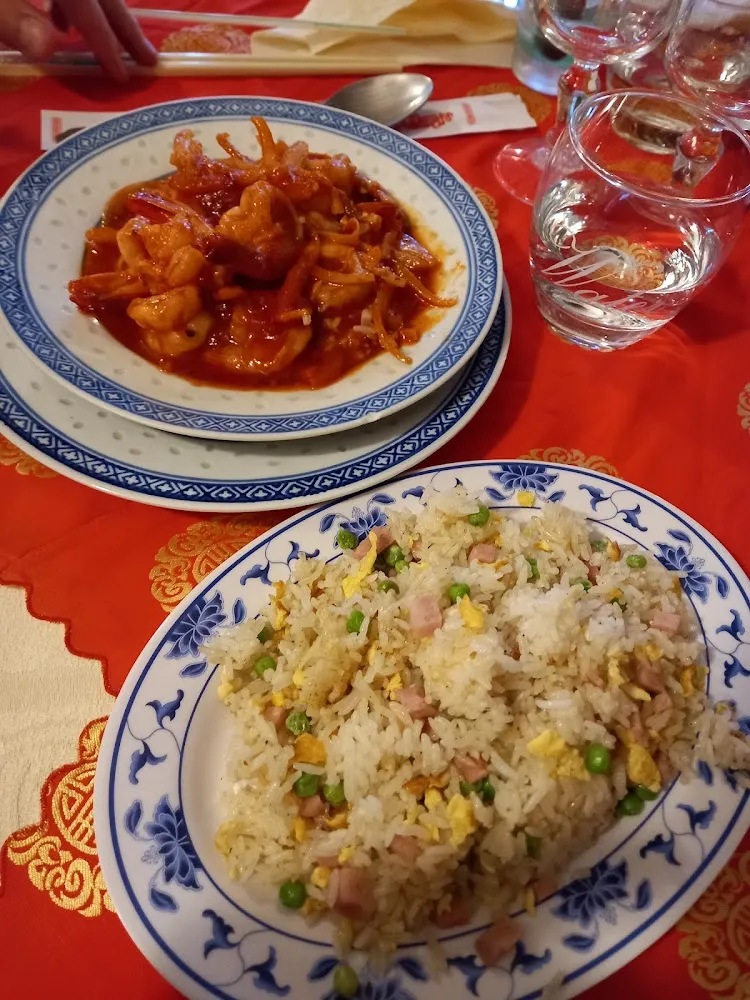 Crevettes Sauce Piquantes Et Cantonais